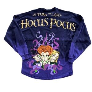 Women's Hocus Pocus Halloween Disneyland Disney Purple Spirit Jersey Size Small